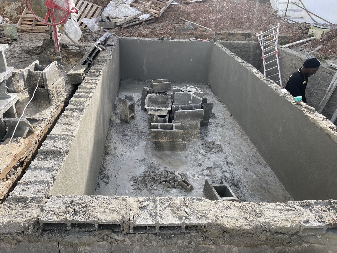 Construção de Piscina